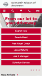 Mobile Screenshot of edmartinnissanofanderson.com